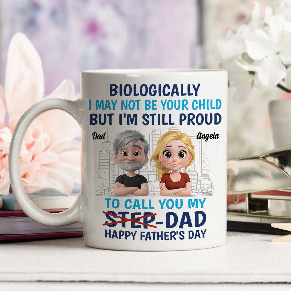 Thanks For Being My Dad - Personalized Custom Coffee Mug