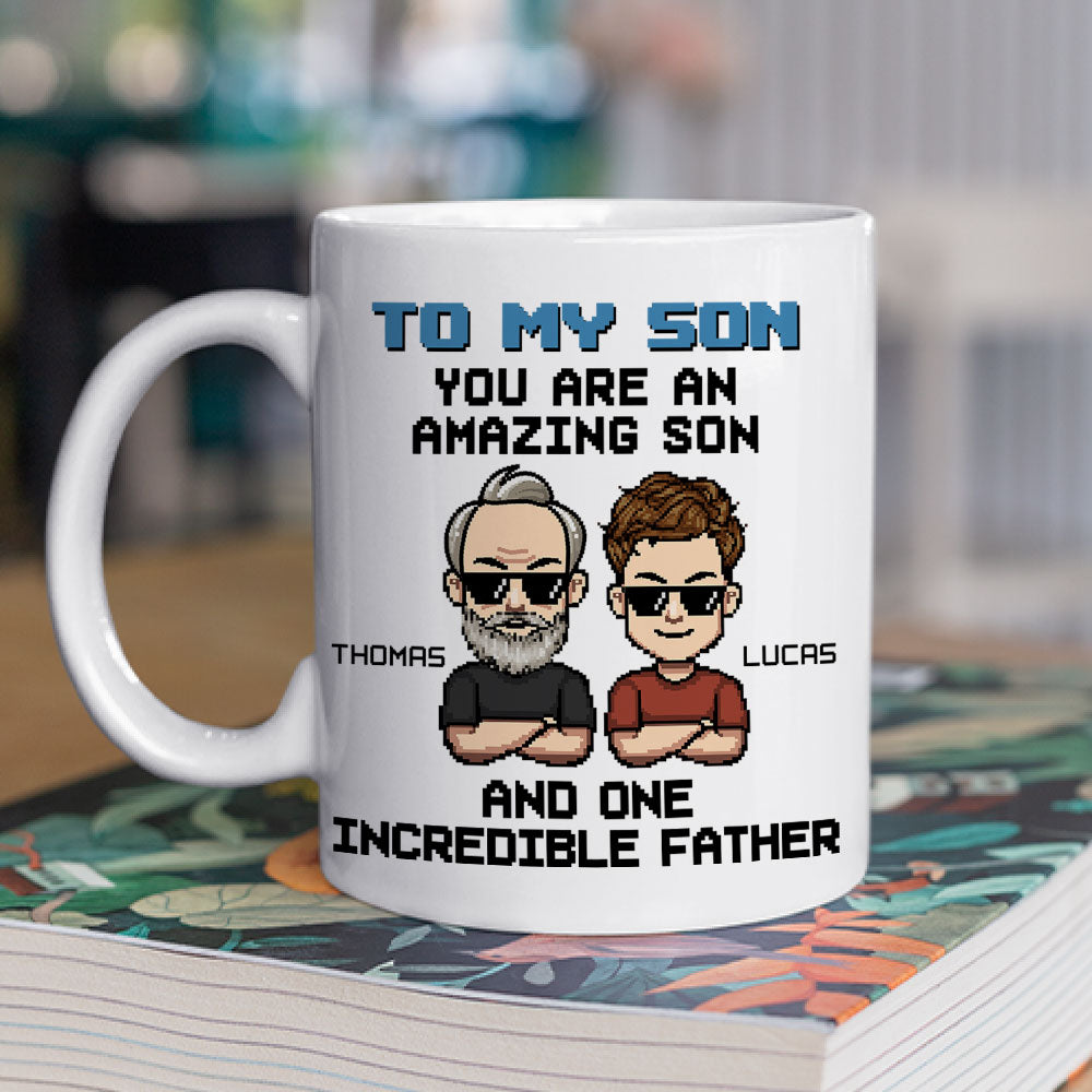 Incredible Father -  Personalized Custom Coffee Mug