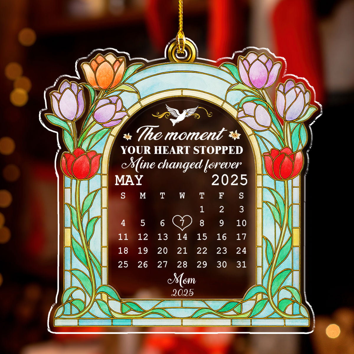 You Shine In My Heart - Personalized Custom Acrylic Ornament