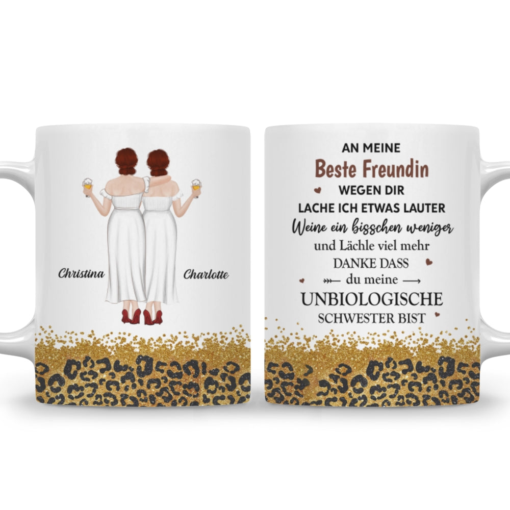 Wegen Dir Lache Ich Ein Bisschen Lauter â€?Personalisierte Kaffeetasse