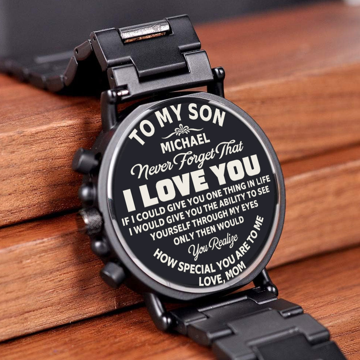How Special You Are To Me - Personalized Engraved Wooden Watches GQ026