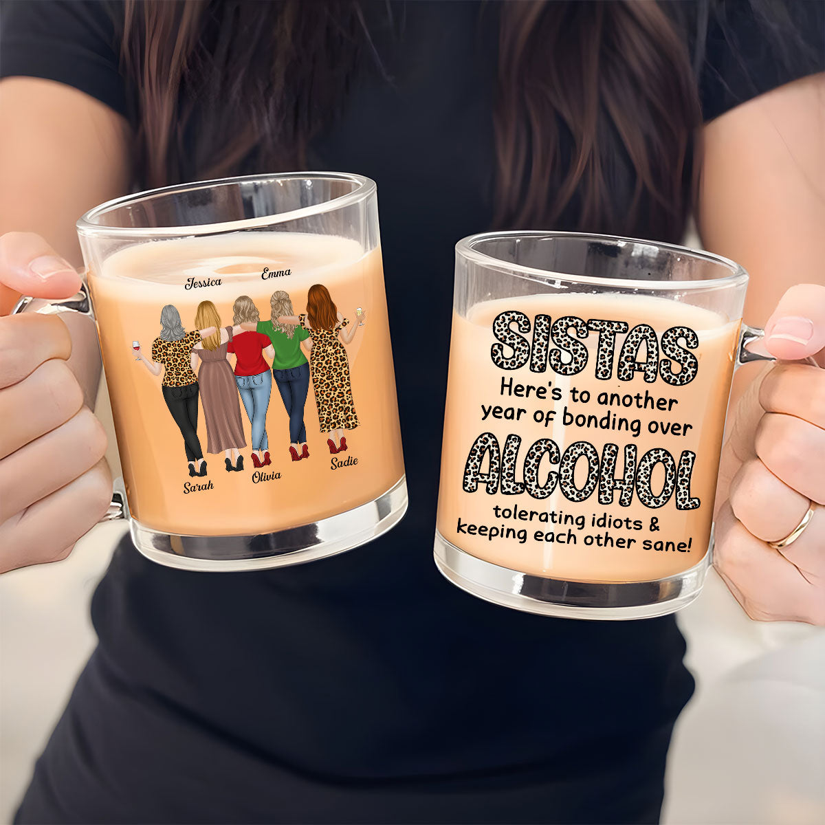 Alcohol Tolerating - Personalized Custom Glass Mug