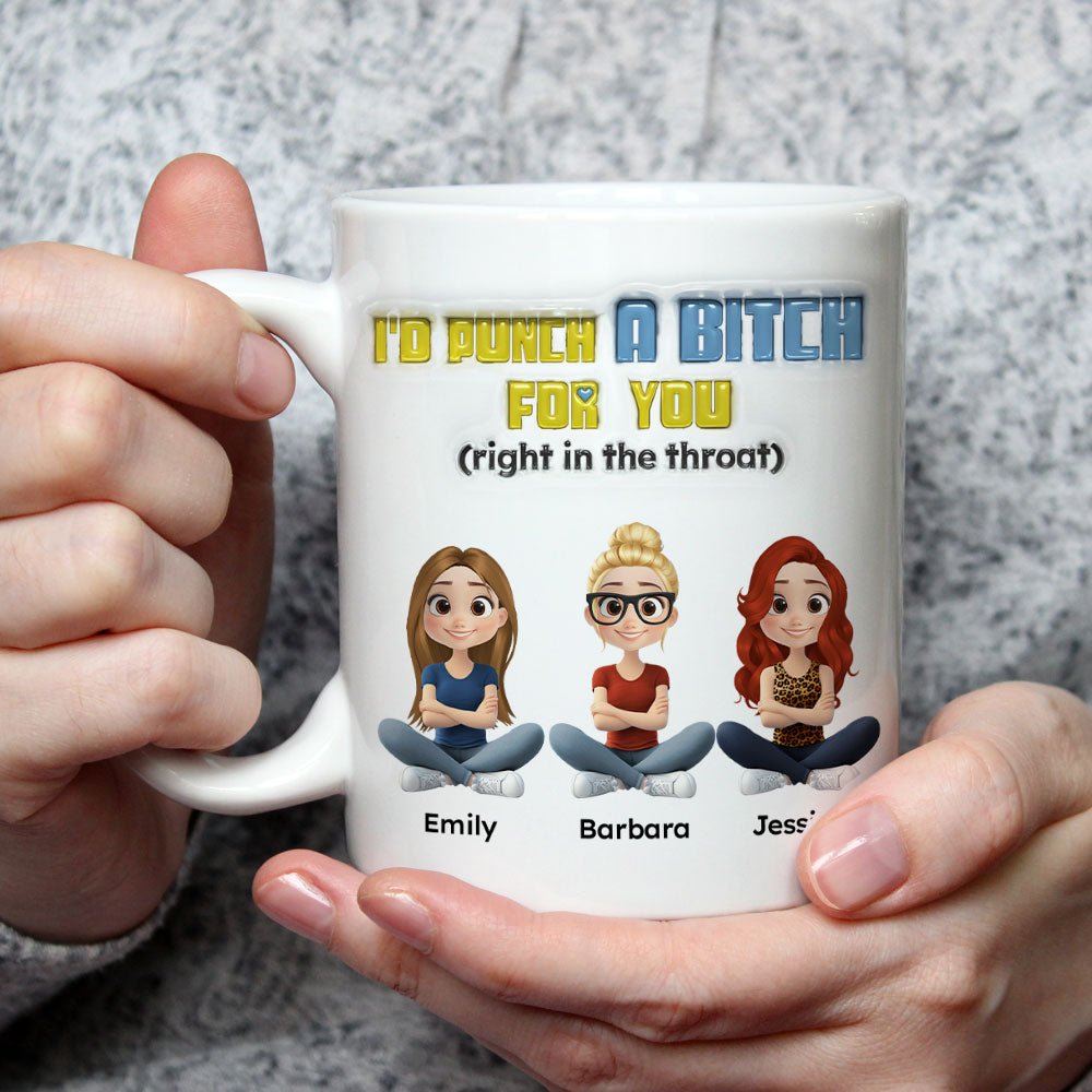 You And Me Has Unbreakable Bond - Personalized Custom 3D Inflated Effect Mug