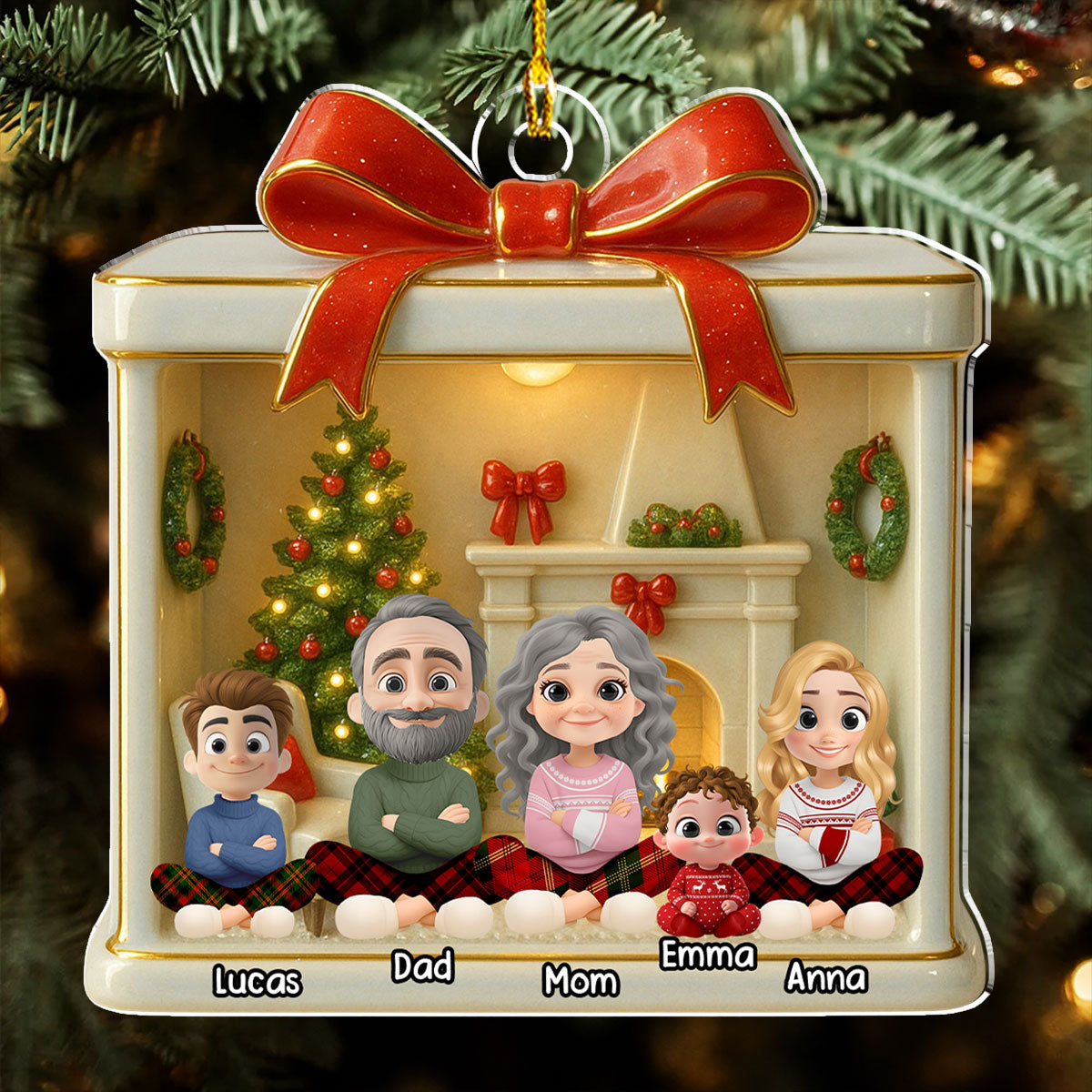 Our Story 2025 - Personalized Custom Acrylic Ornament