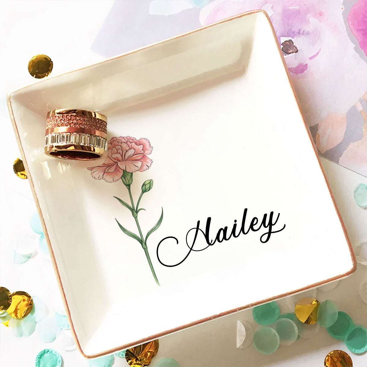True Friends Endless Beauty - Personalized Custom Jewelry Dish