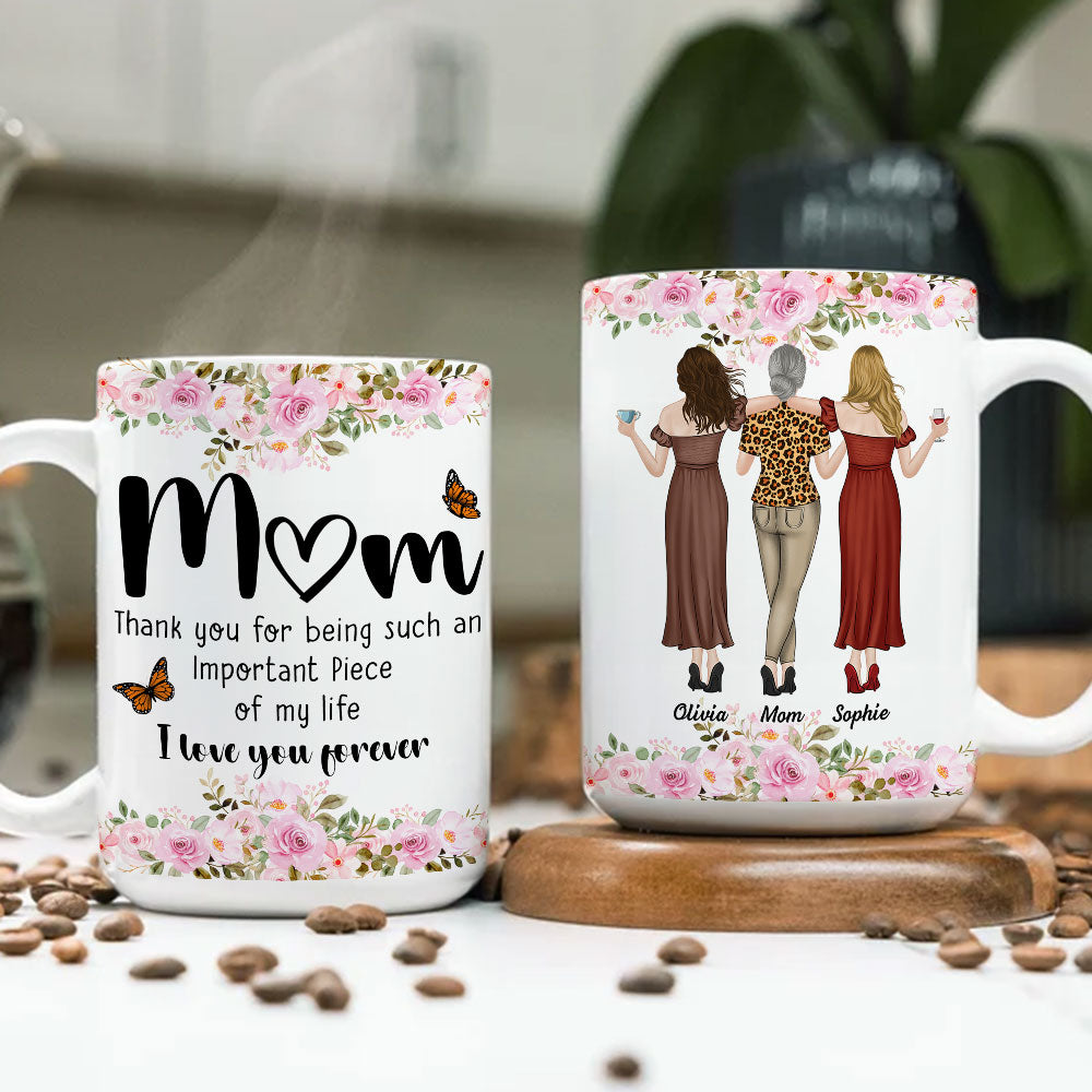 Mom I Love You Forever - Personalized Custom Coffee Mug