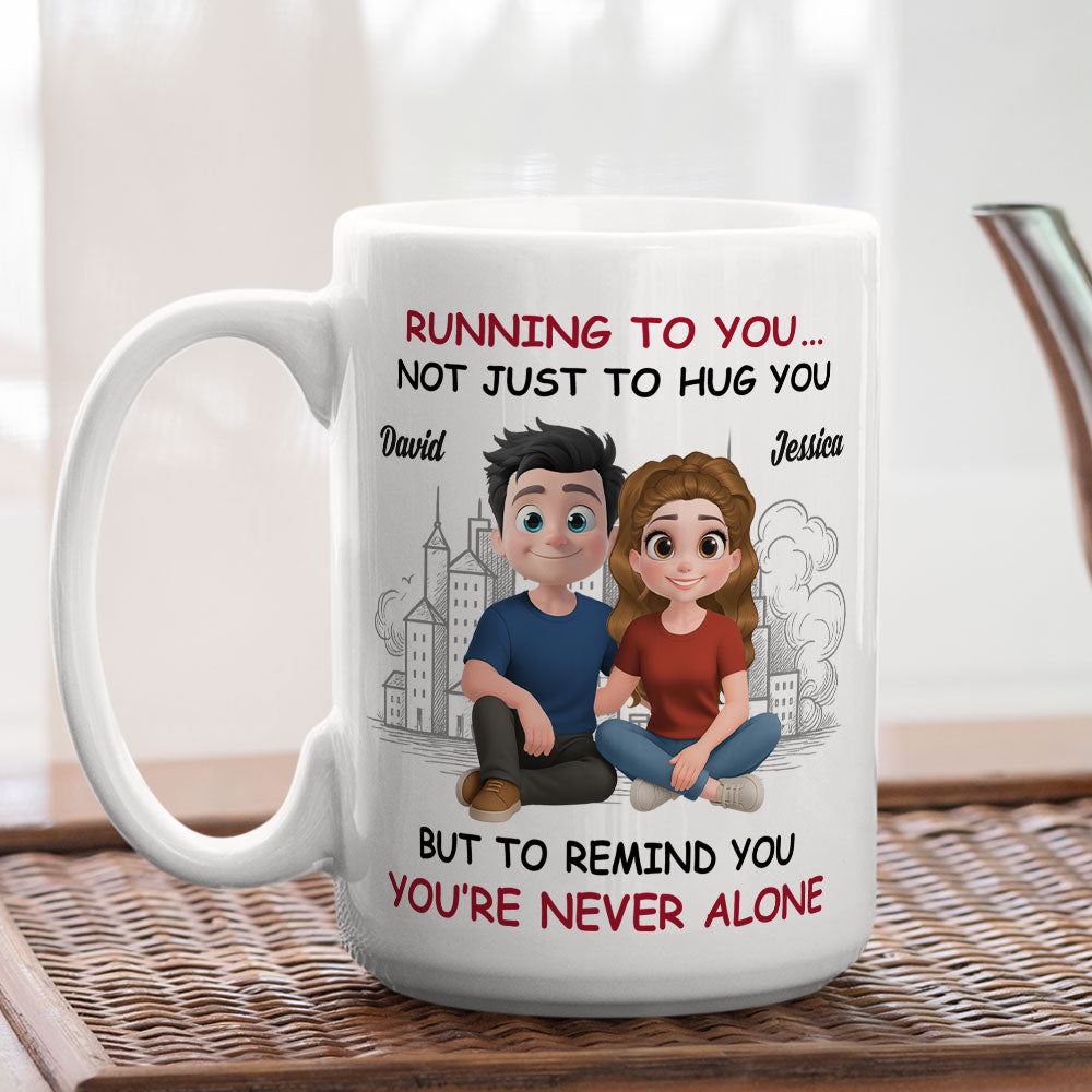 Heart Runs Home To You - Personalized Custom Coffee Mug