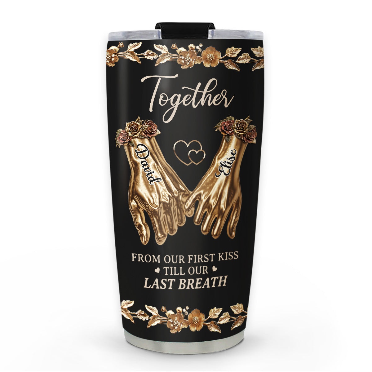 Romantic Anniversary Heart - Personalized Custom Tumbler