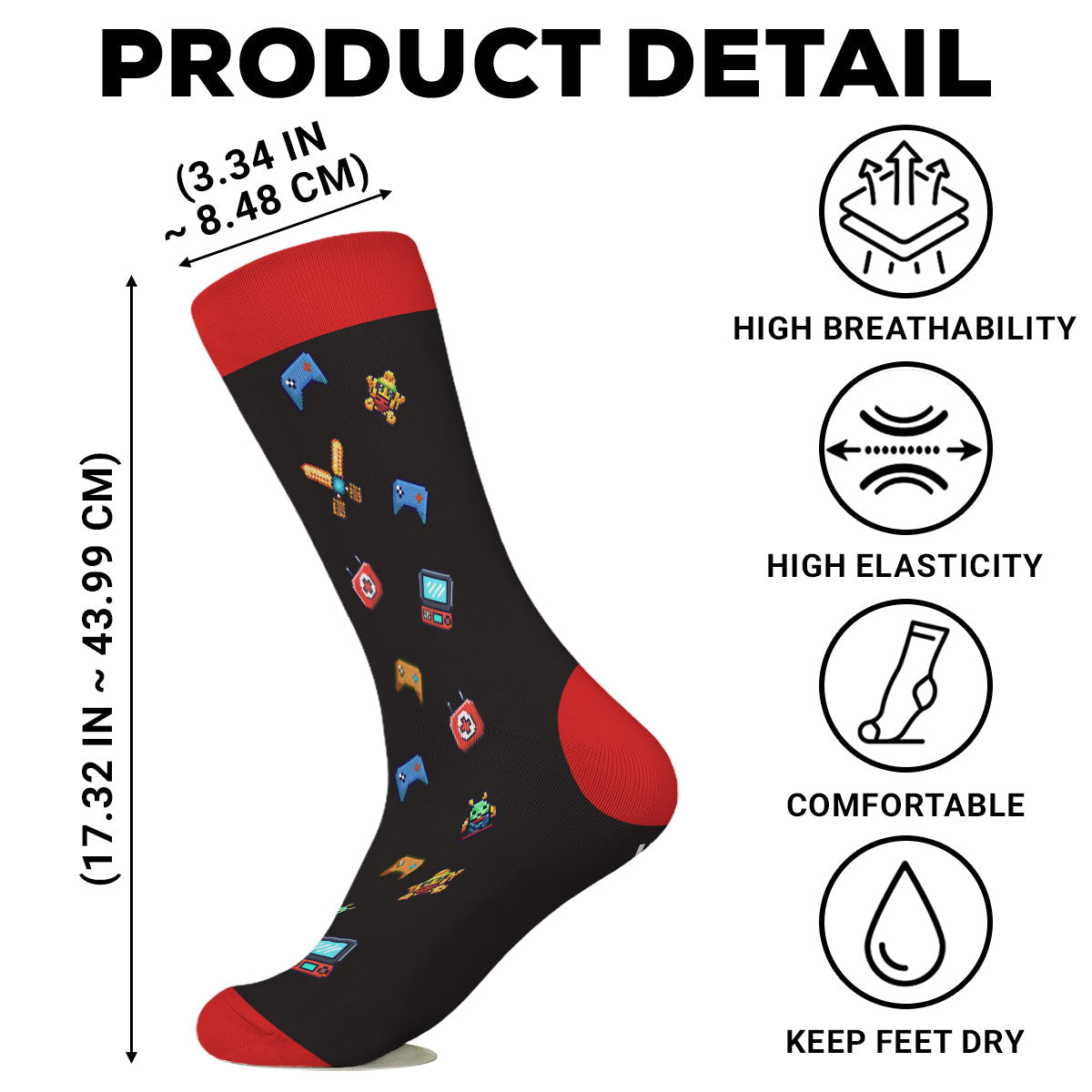 Do Not Disturb - Personalized Custom Crew Socks