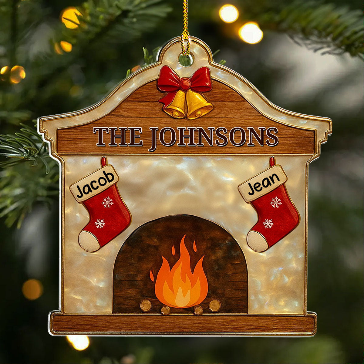 Happy Family - Personalized Custom Acrylic Ornament