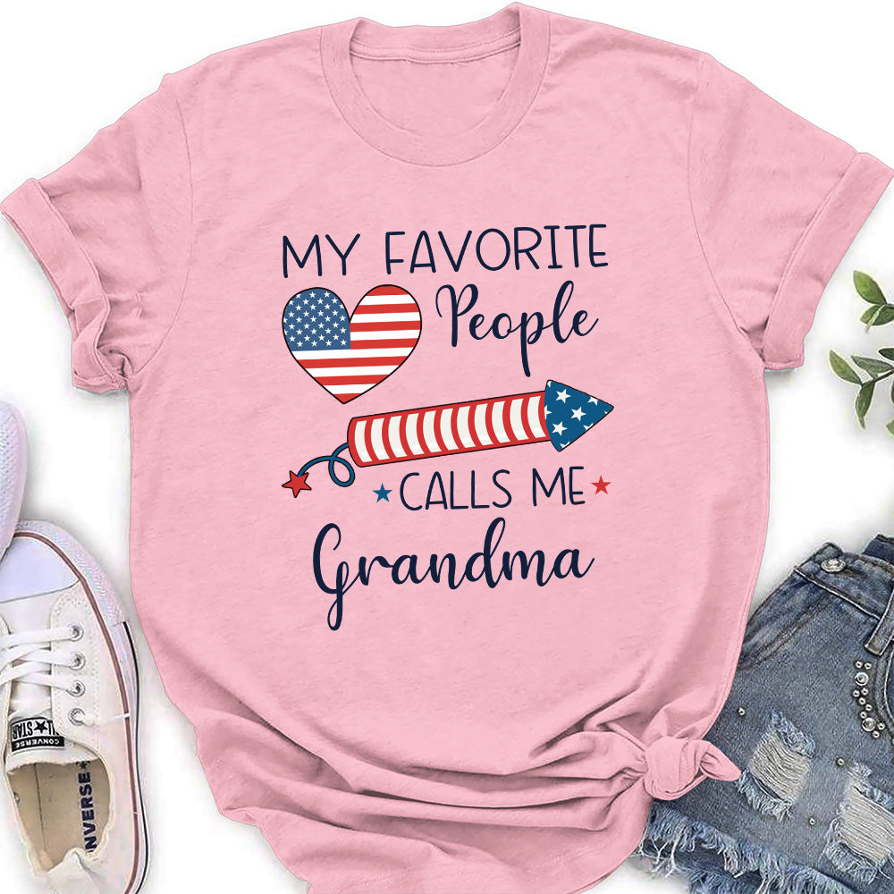 My Favorite People Calls Me Love - Personalized Custom Shirt