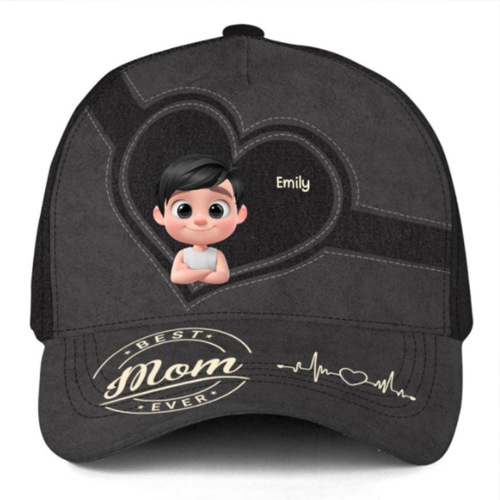 Worlds Best Mom Ever Today - Personalized Custom Classic Cap