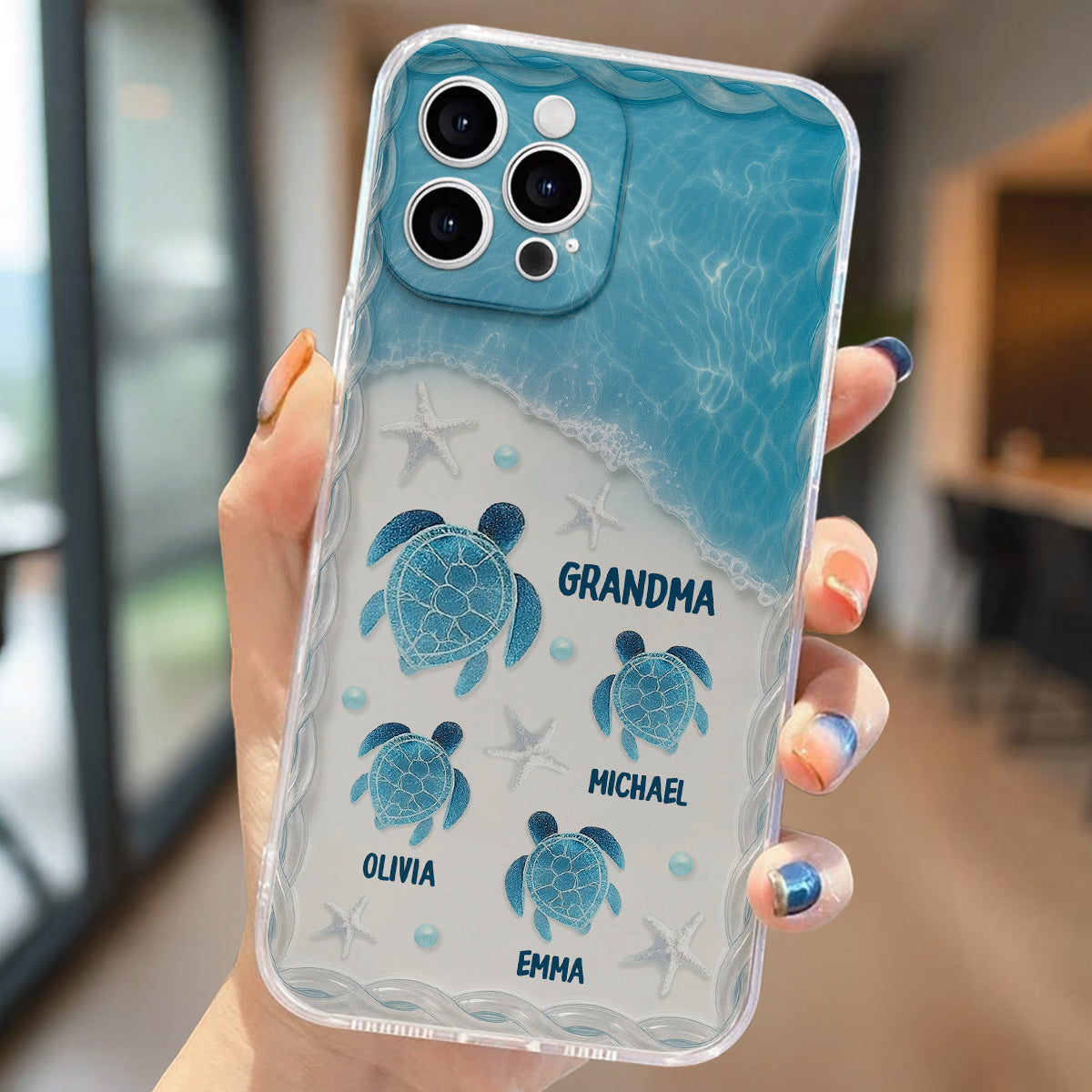 Turtle Grandma - Personalized Custom Phone Case