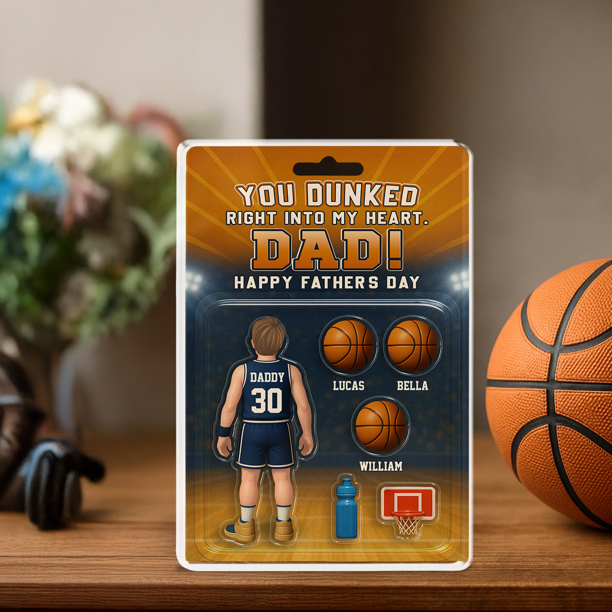 You Dunked Right Into My Heart - Personalized Custom Acrylic Plaque 