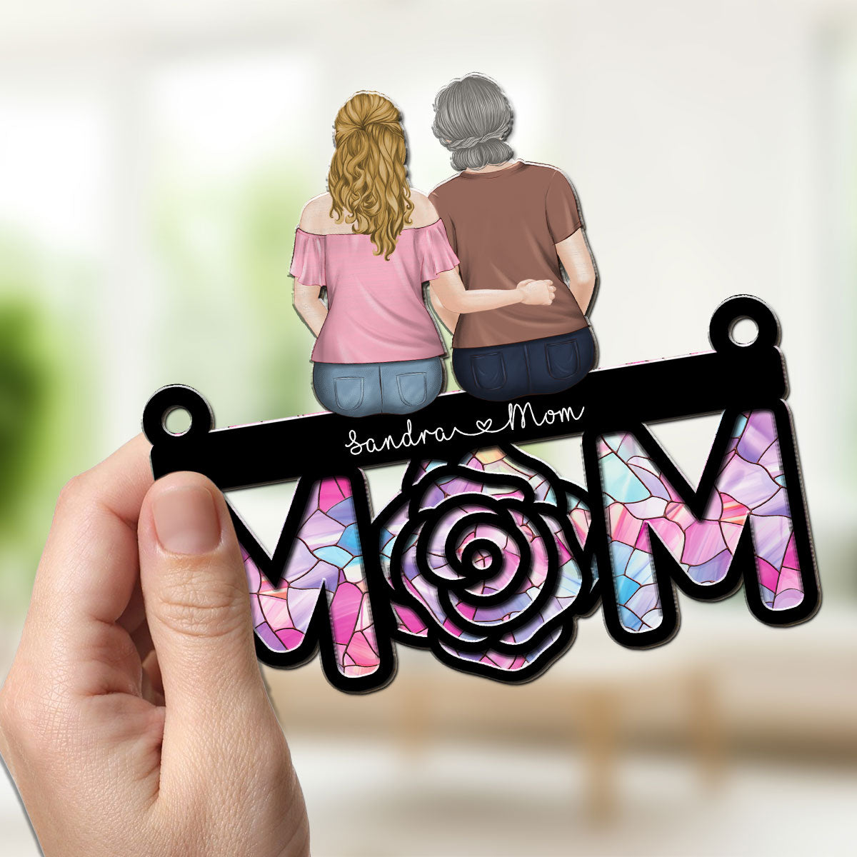 Gift For Mom  - Personalized Custom Suncatcher