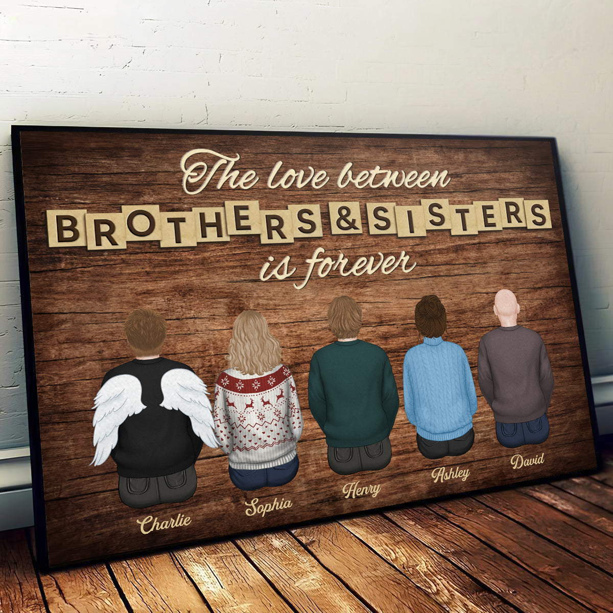 Brothers And Sisters - Personalized Custom Poster