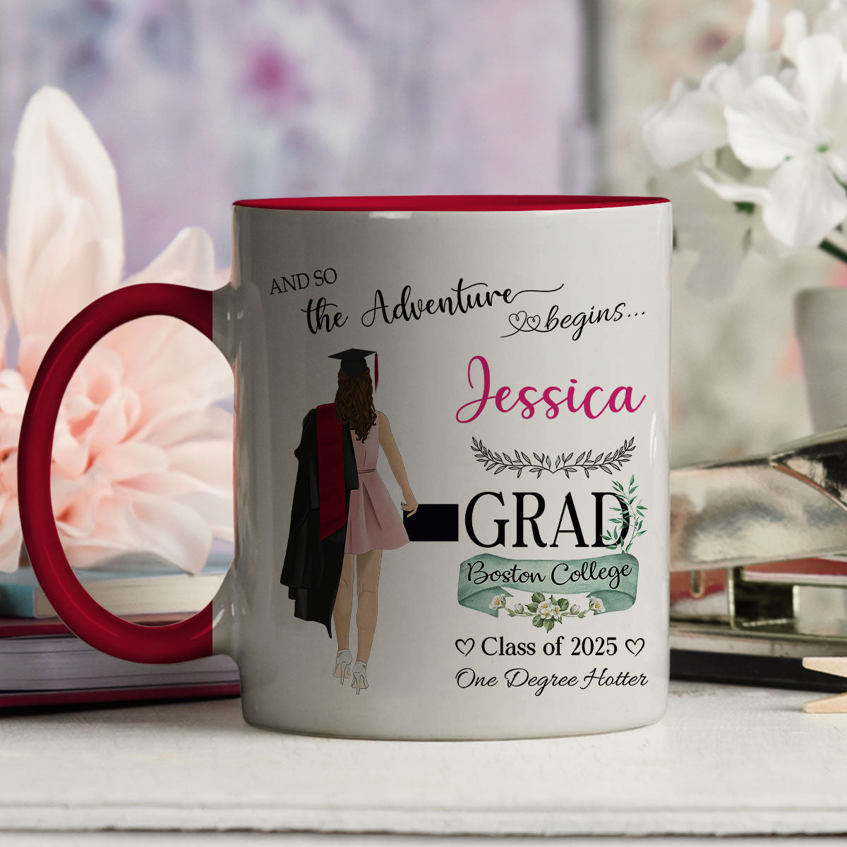 One Degree Hotter - Personalized Custom Accent Mug