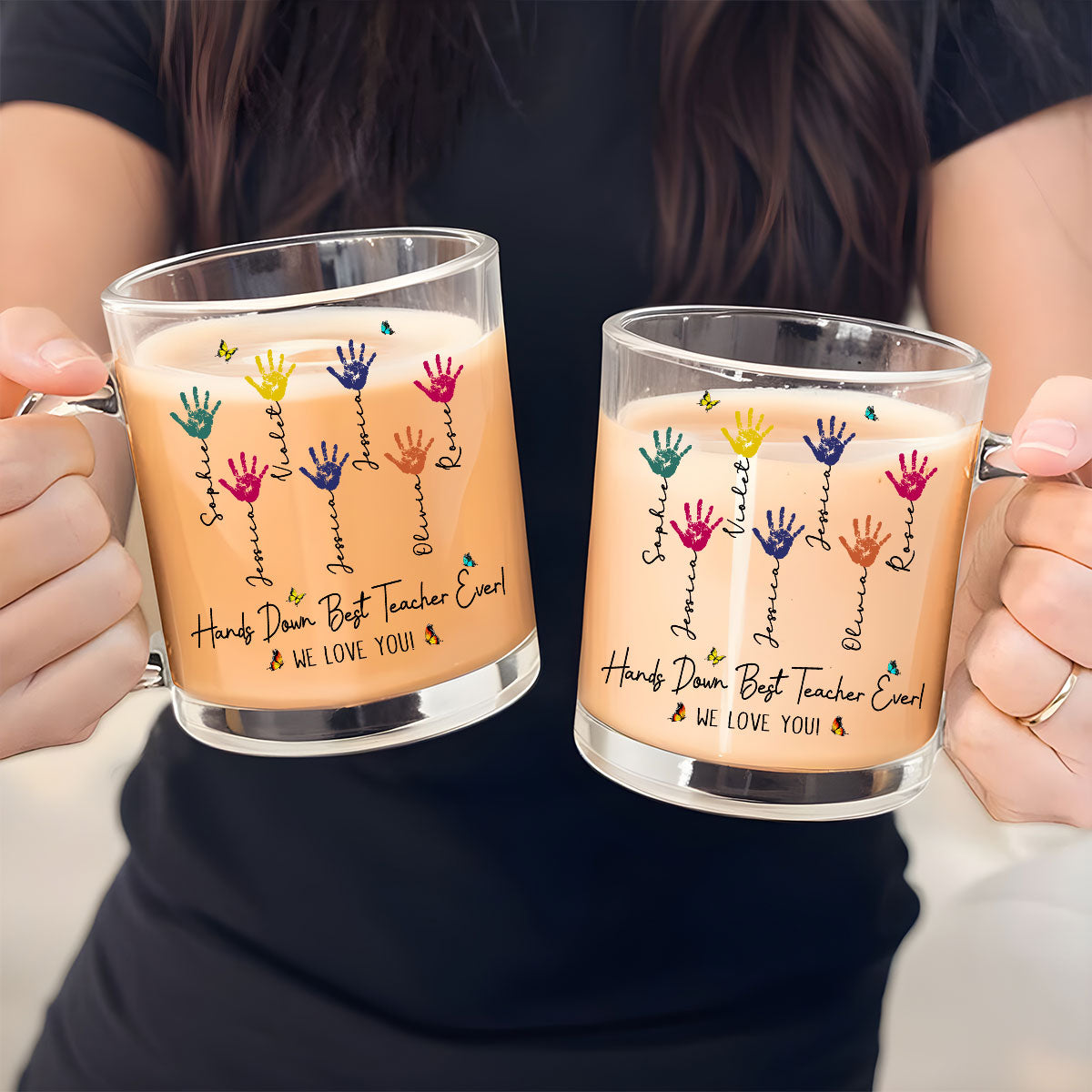 Best Teacher - Personalized Custom Glass Mug