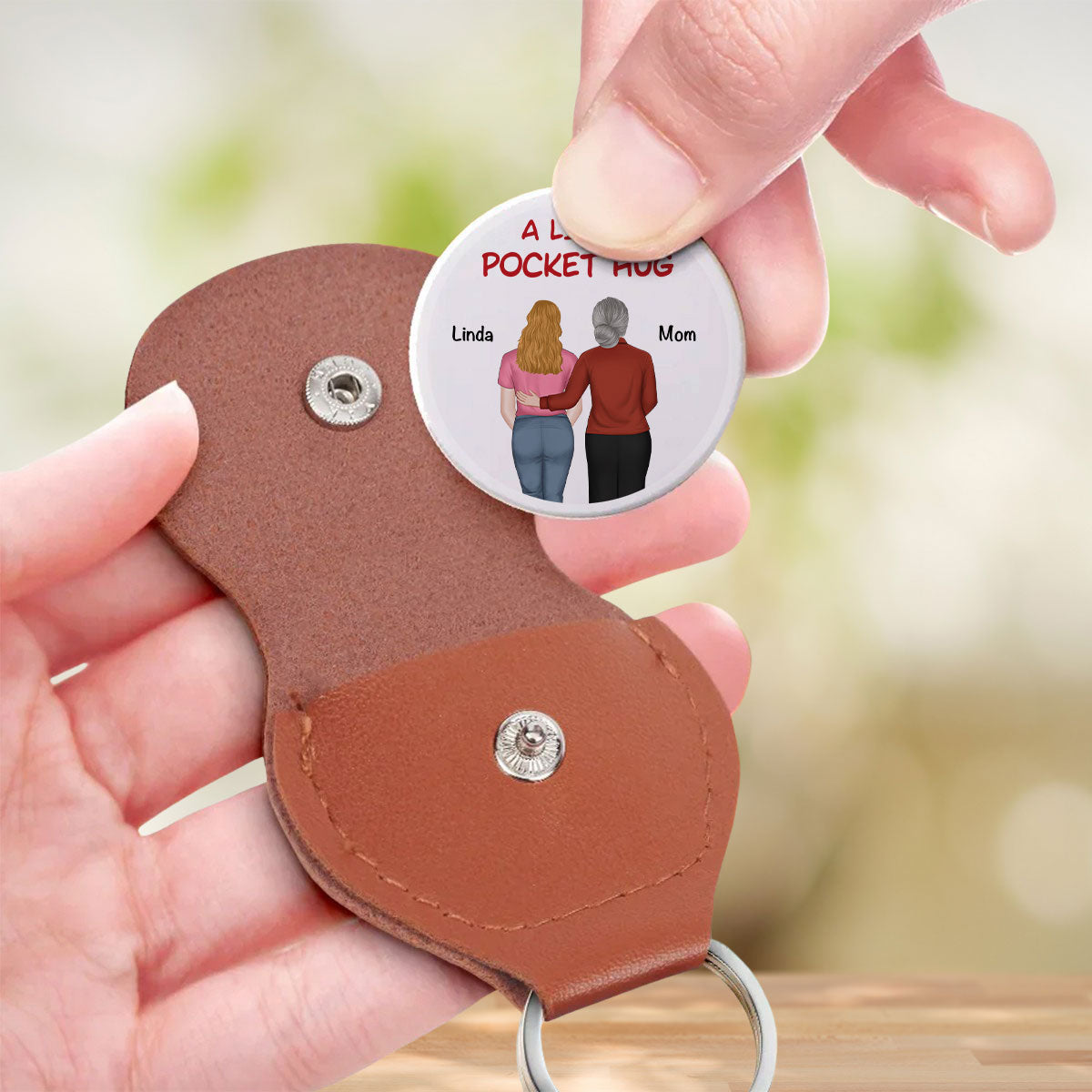 Again And Again - Personalized Custom Pocket Hug