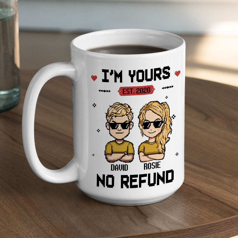 You Are Mine - Personalized Custom Coffee Mug