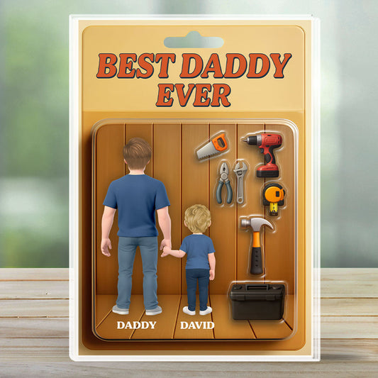 We Caught The Best Dad - Personalized Custom Acrylic Plaque