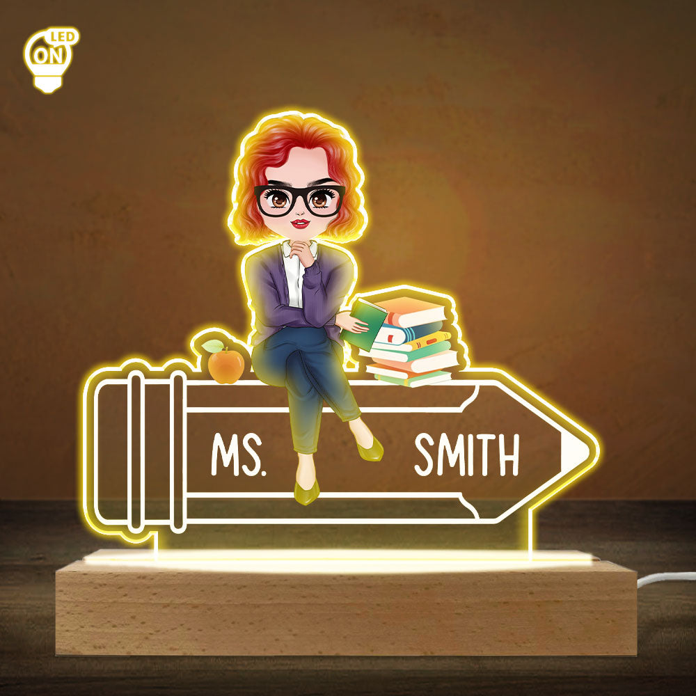 Teaching Is My Jam - Personalized Custom LED Light