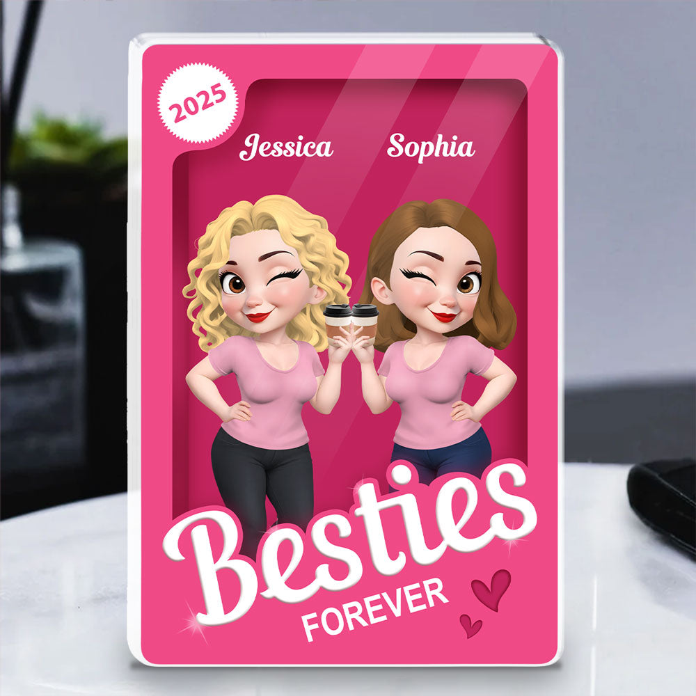 Bestie Forever Box - Personalized Custom Acrylic Plaque