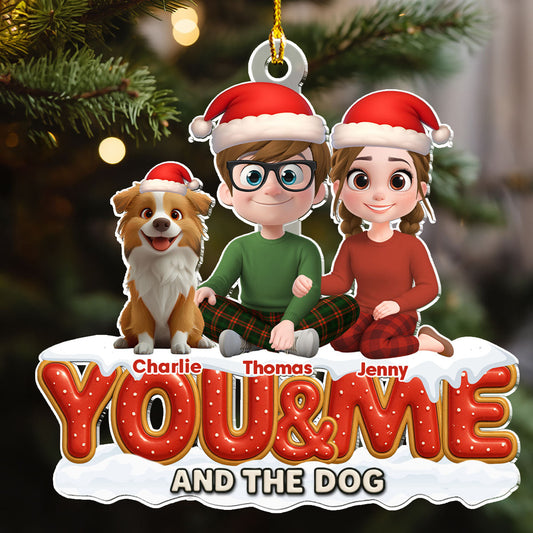 Eternal Bond - Personalized Custom 3D Effect Acrylic Ornament