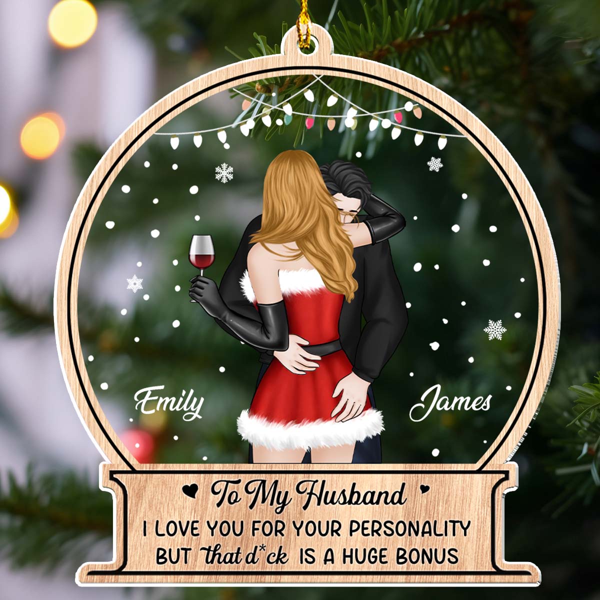 Dear Husband - Personalized Custom Acrylic Ornament