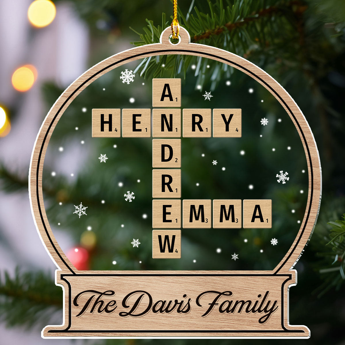 At Christmas, All Roads Lead Home  - Personalized Custom Acrylic Ornament