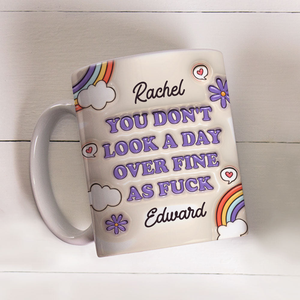 Forever Young And Stunning  - Personalized Custom 3D Inflated Effect Mug