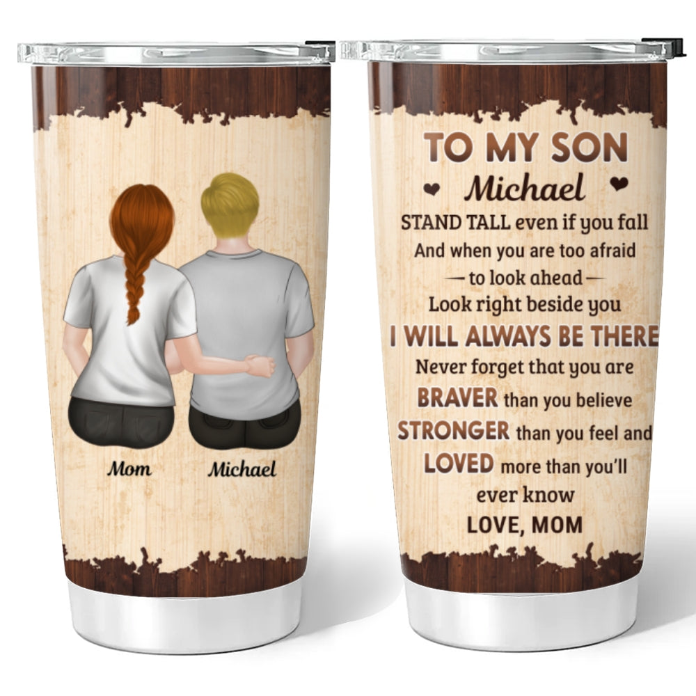 From Mom To Son - Personalized Custom Tumbler