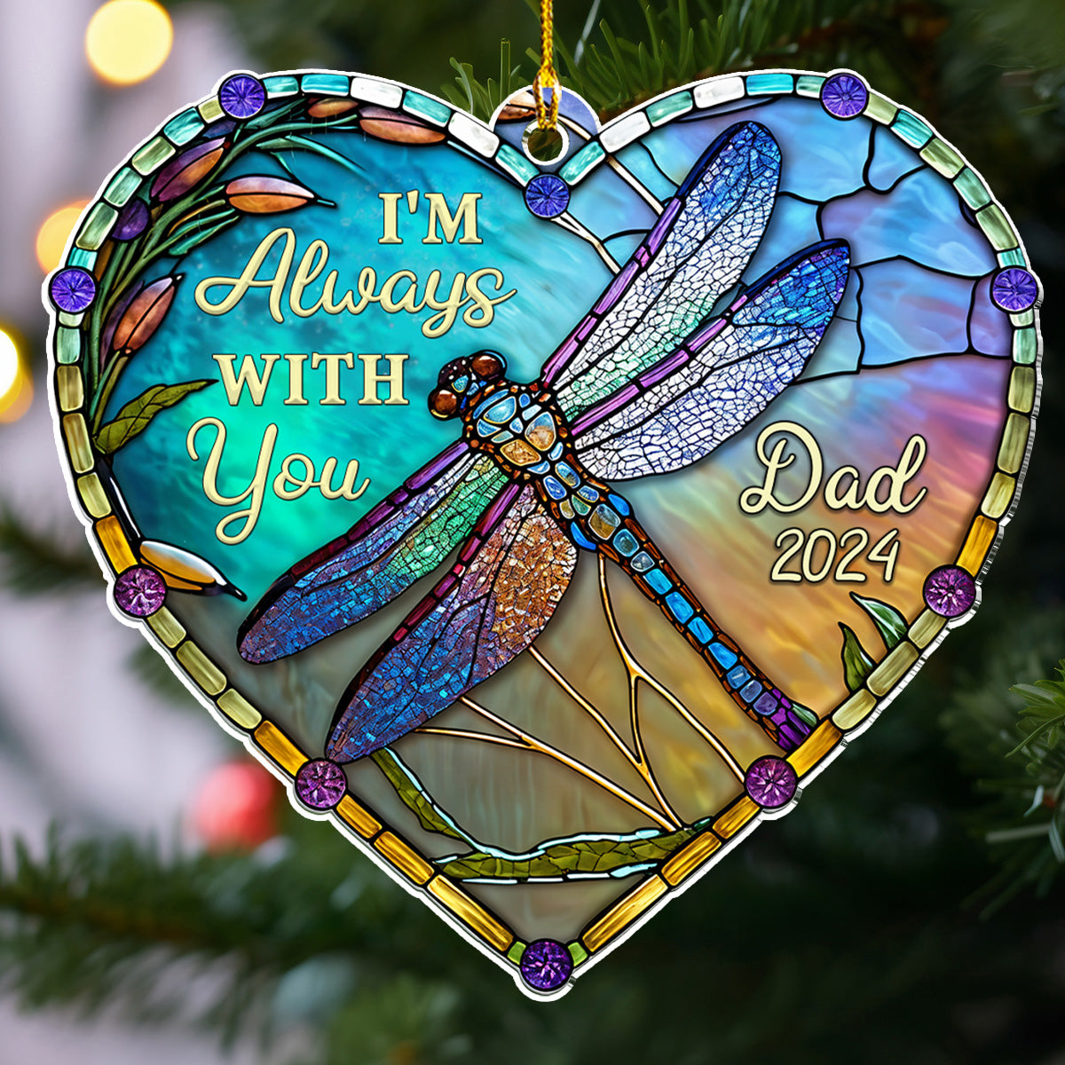 I Am Always With You Ver 2 - Personalized Custom Acrylic Ornament