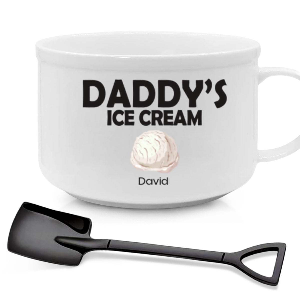 Ice Cream - Personalized Custom Ceramic Bowl