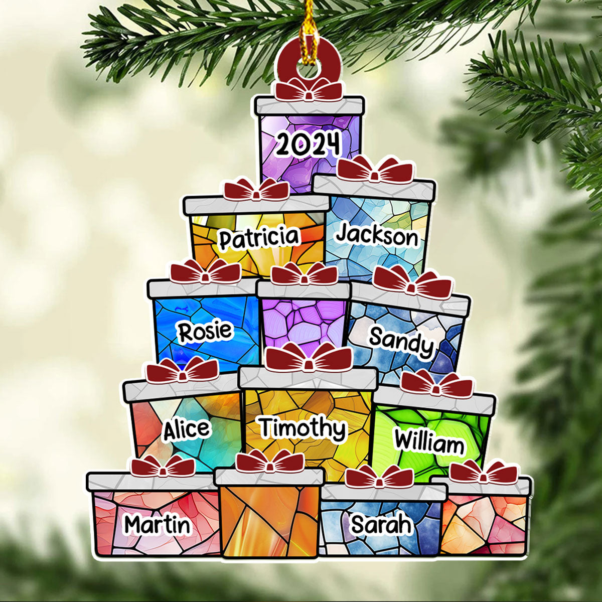 Enjoy Christmas Together - Personalized Custom Acrylic Ornament