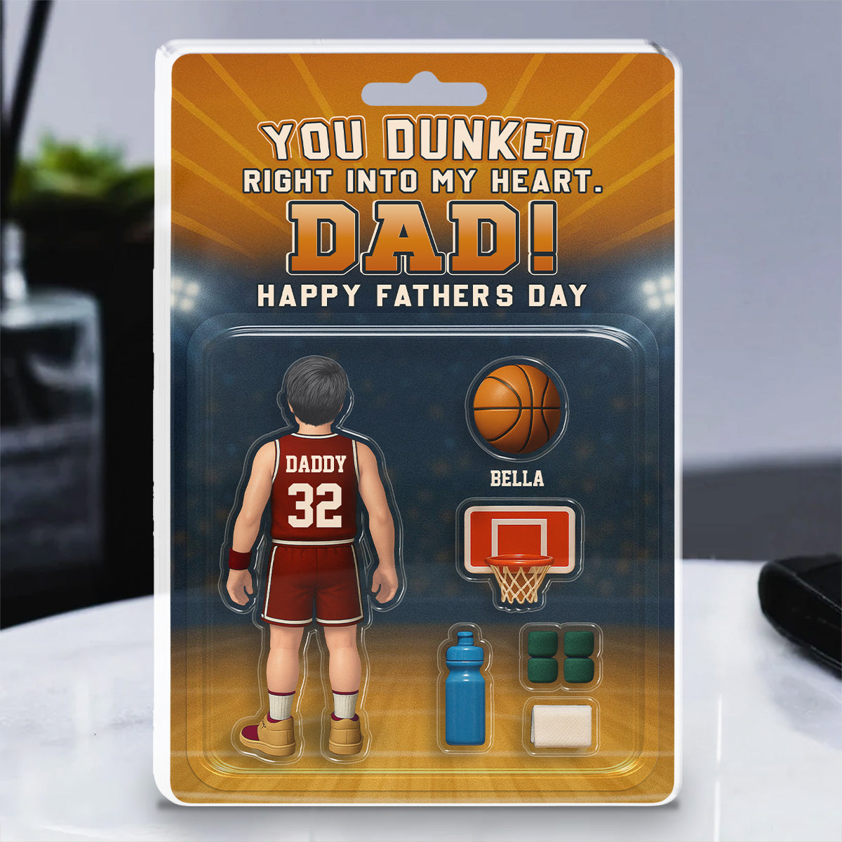 You Dunked Right Into My Heart - Personalized Custom Acrylic Plaque 