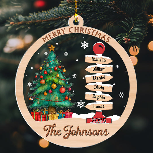 Home Is Where We Belong - Personalized Custom Acrylic Ornament