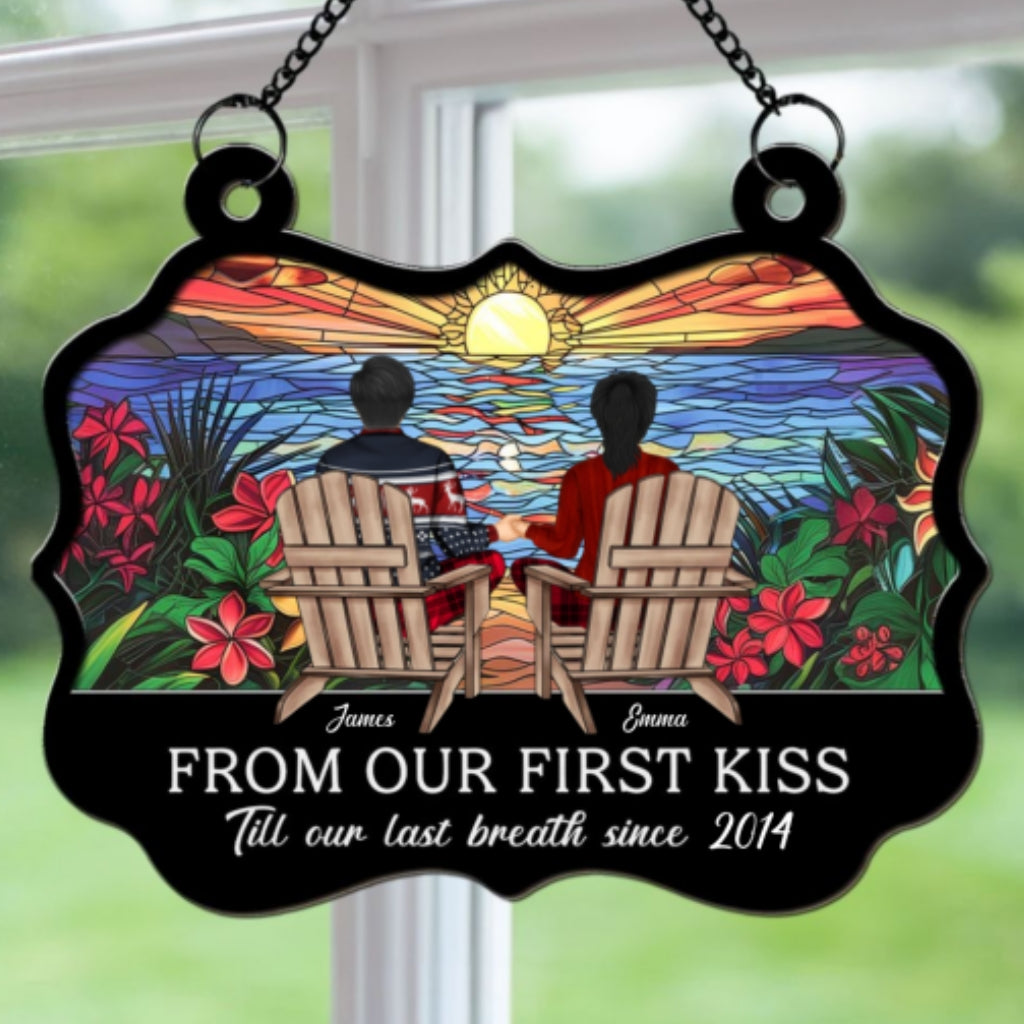 Till Our Last Breath - Personalized Custom Suncatcher