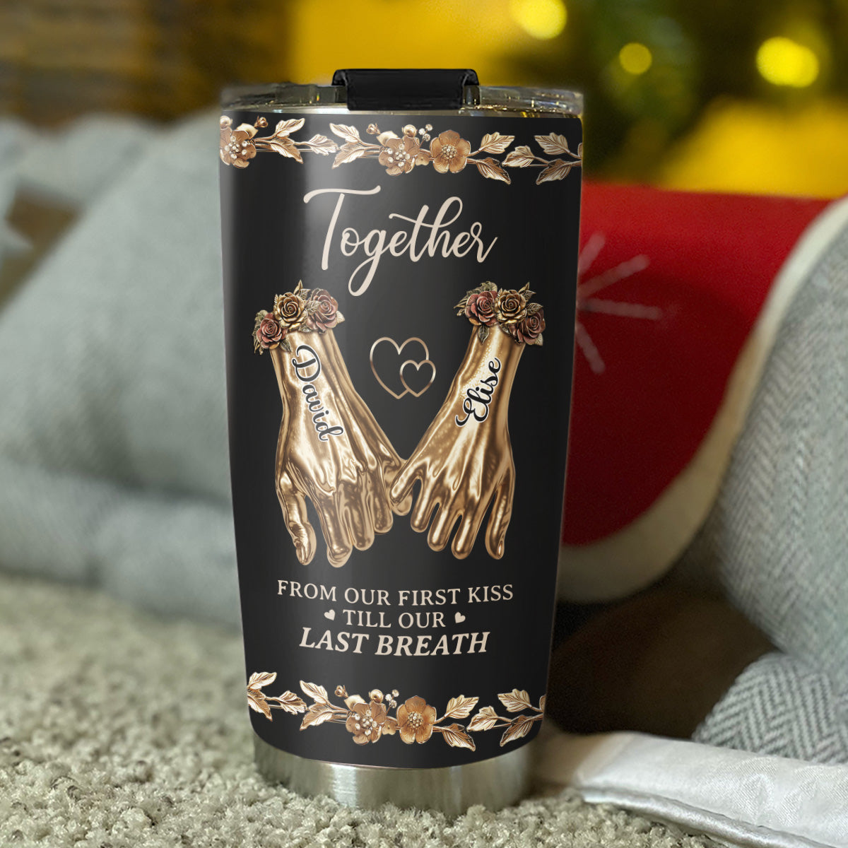 Romantic Anniversary Heart - Personalized Custom Tumbler