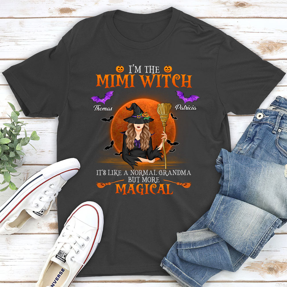 I Am A Grandma Witch - Personalized Custom Shirt