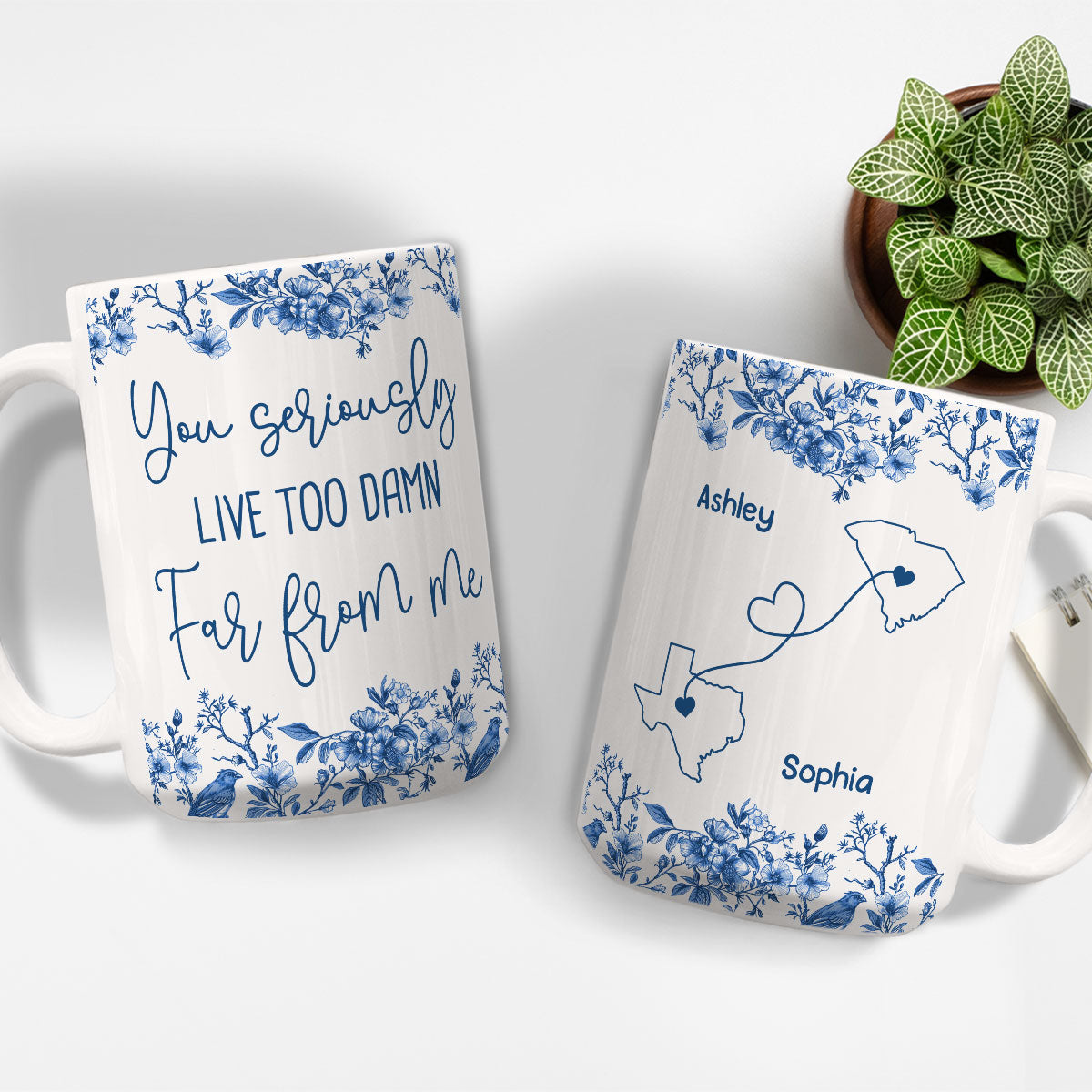 Your Distance Hurts My Soul- Personalized Custom Coffee Mug