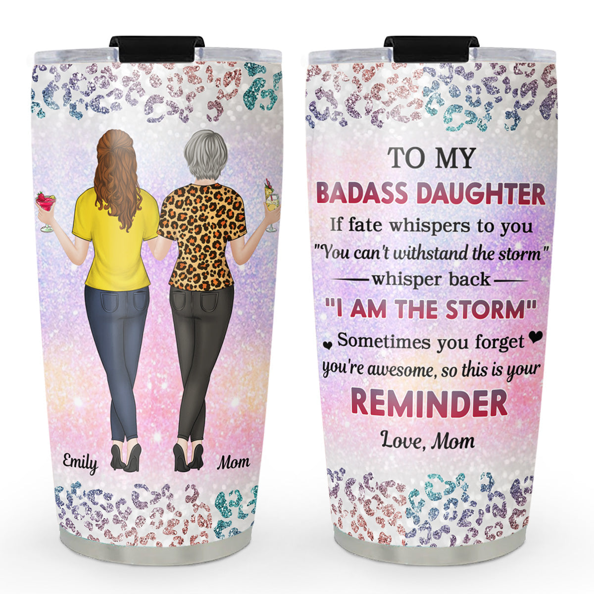 Dear Daughter Keep Slaying - Personalized Custom Tumbler