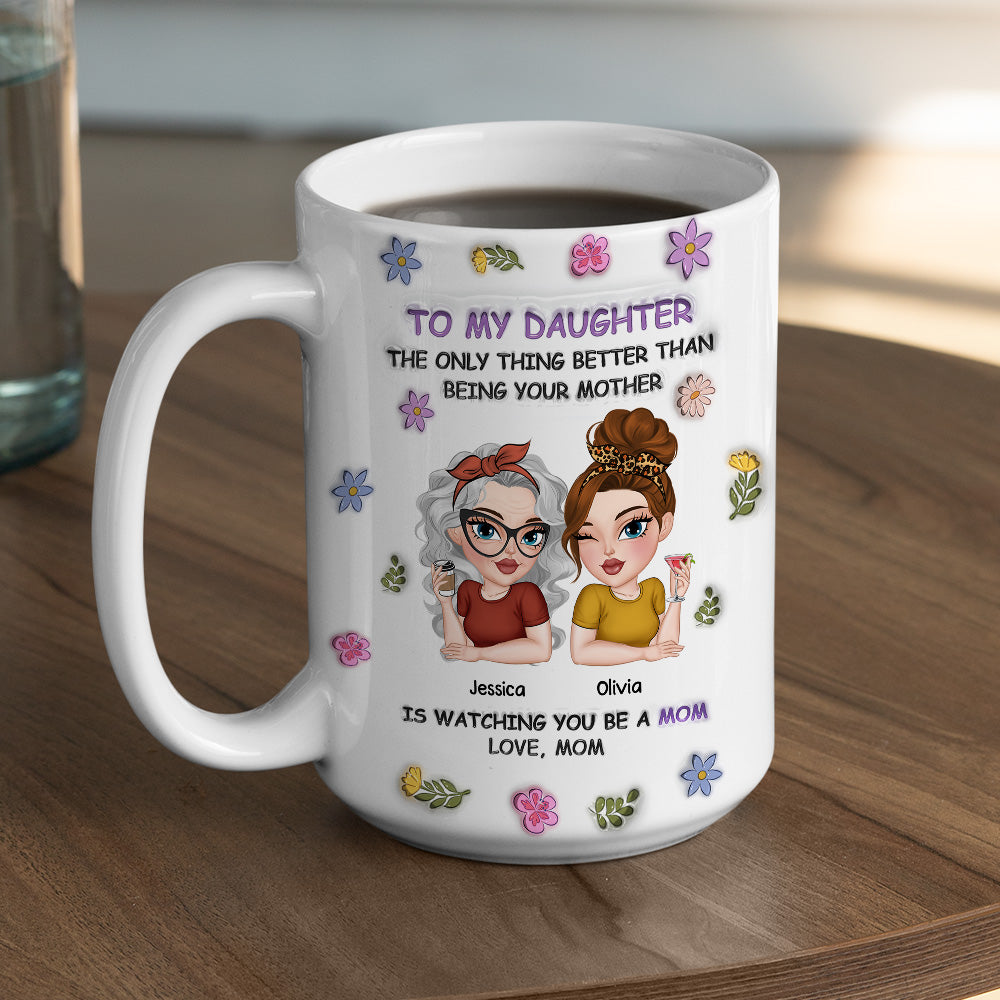 A Love Of Mother - Personalized Custom 3D Inflated Effect Mug