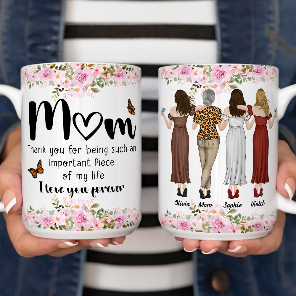 Mom I Love You Forever - Personalized Custom Coffee Mug
