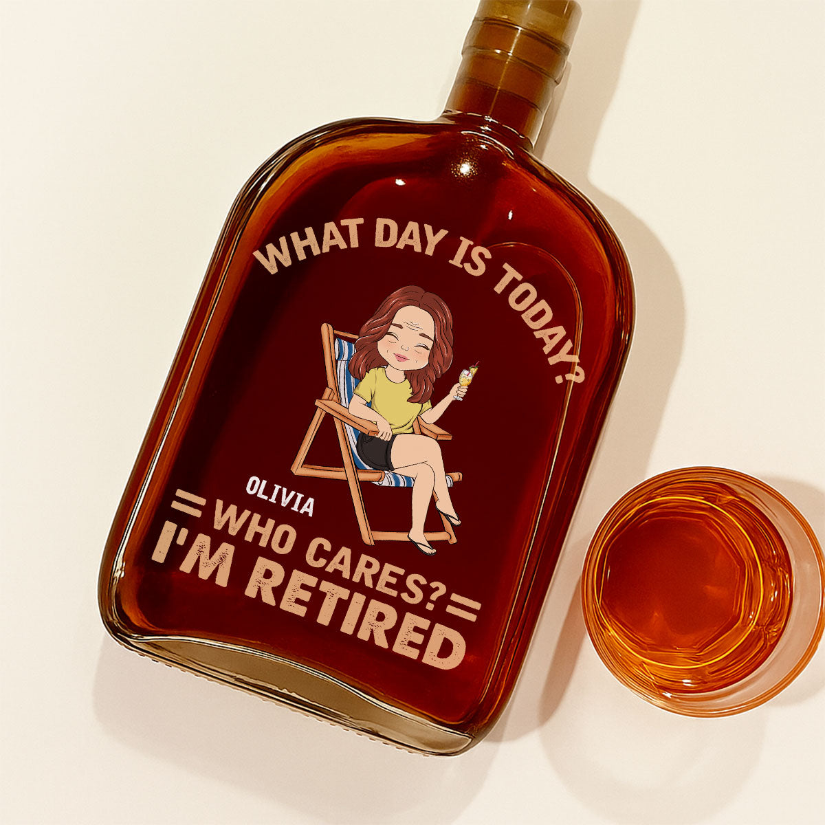 What Day Is Today - Personalized Custom Spirits Decanter