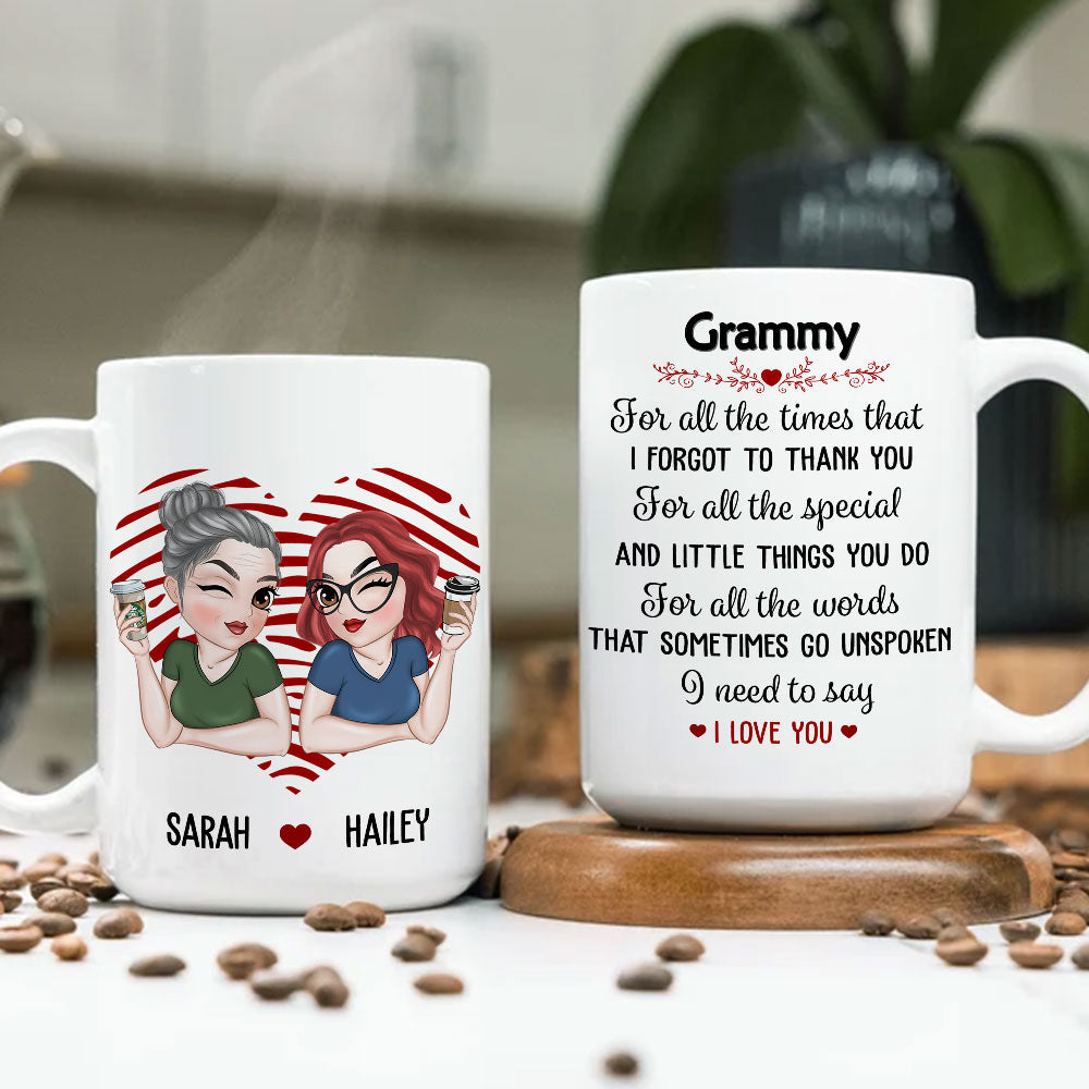 Your Love Means The World - Personalized Custom Coffee Mug