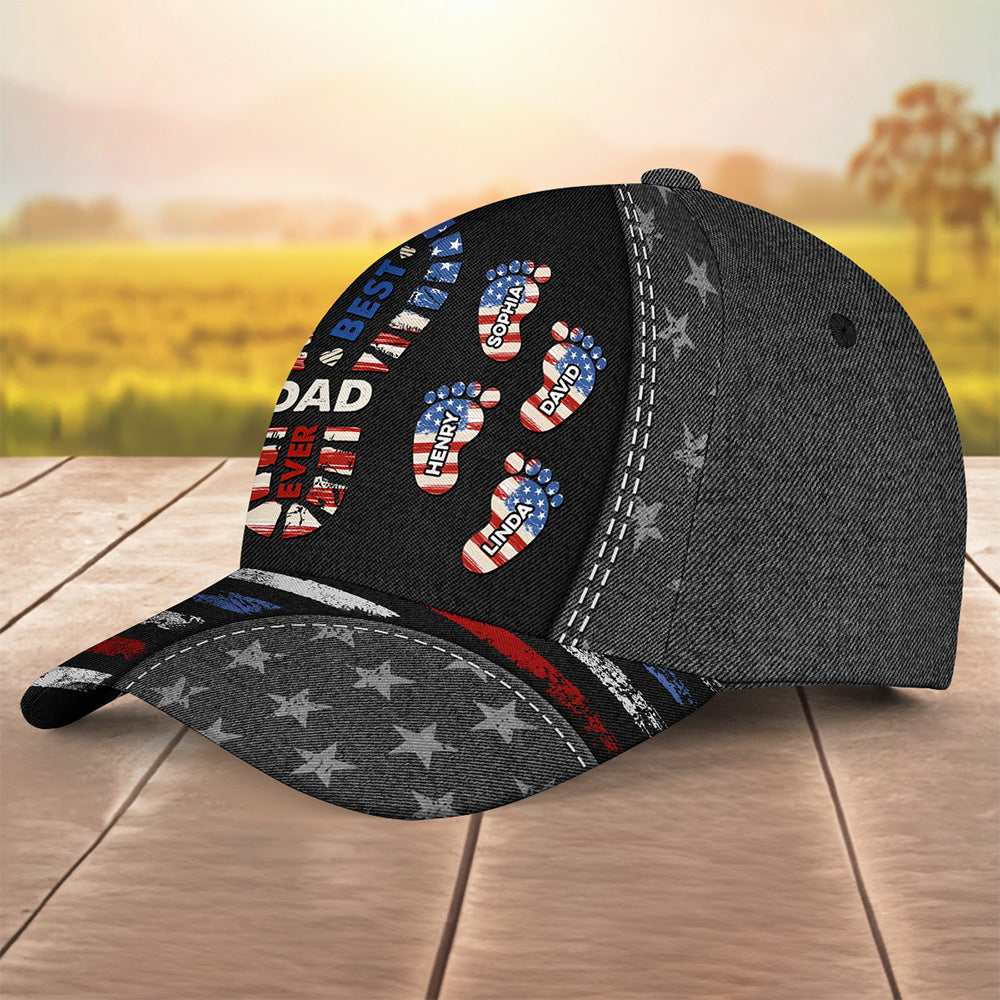 Best Dad Ever - Personalized Custom Classic Cap