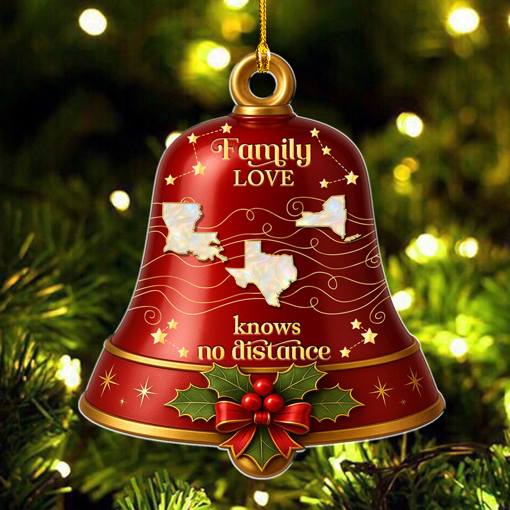 Family Reunion Christmas - Personalized Custom Acrylic Ornament