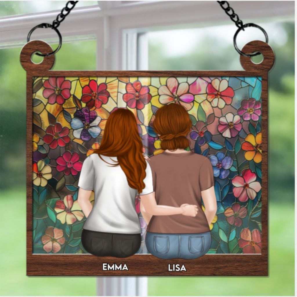 Mother & Daughter - Personalized Custom Suncatcher