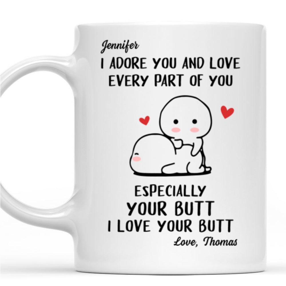 I Adore You - Personalized Custom Coffee Mug